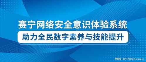 賽寧網絡安全意識體驗系統 數字技術服務新標桿，助力全民數字素養與技能提升